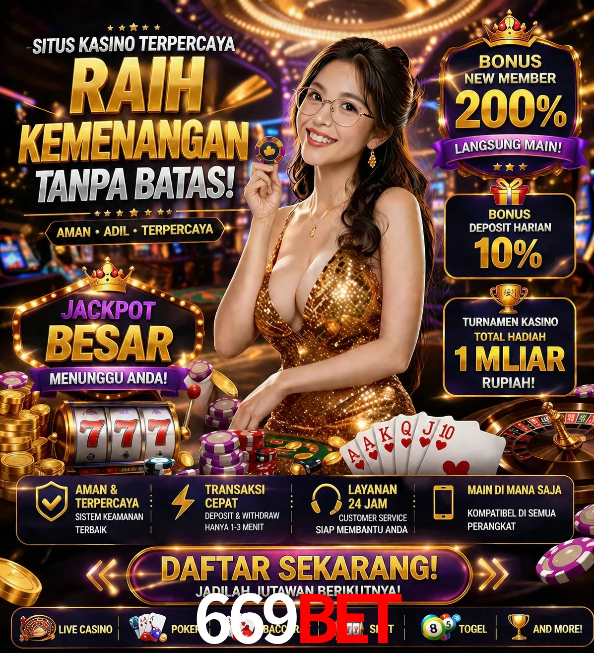 Roleta e blackjack 669bet